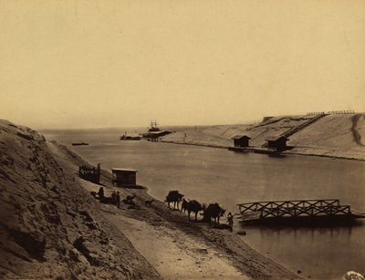 Lago Timsah, Suez desde el chalet opuesto de Frank Mason Good