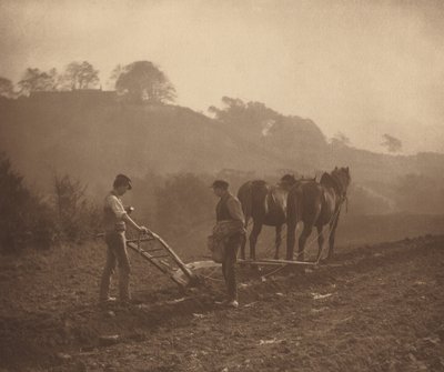 Hora de la cena, c. 1890 de Frank Meadow. Sutcliffe