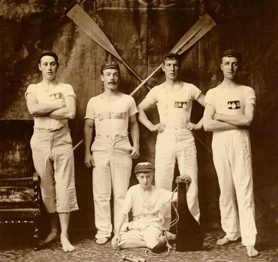 Tripulación del Club de Remo Whitby Friendship, Whitby, Inglaterra, 1901 de Frank Meadow Sutcliffe