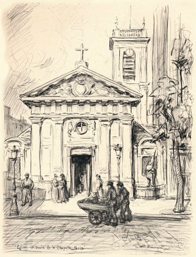 Iglesia de San Denis de la Chapelle, 1915 de Frank Milton Armington