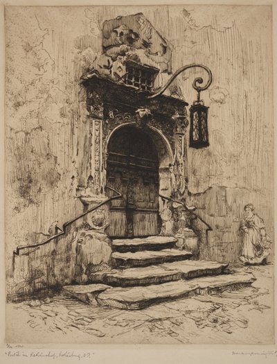 Portal Ayuntamiento de Rothenburg de Frank Milton Armington