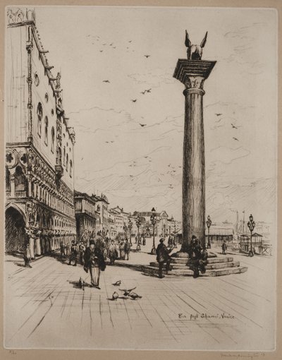 Riva Schiavone, Venecia de Frank Milton Armington