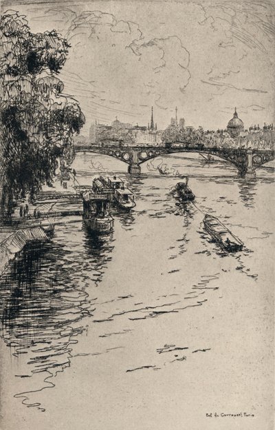 El Puente du Carrousel, 1915 de Frank Milton Armington