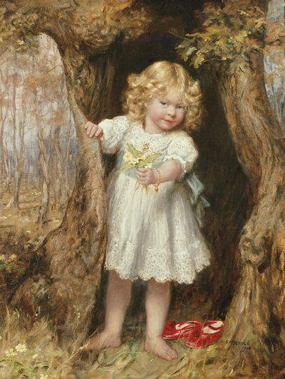 Prímulas (óleo sobre lienzo) de Frank Moss Bennett