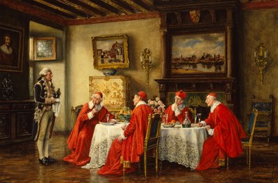 Bajo sospecha (óleo sobre lienzo) de Frank Moss Bennett
