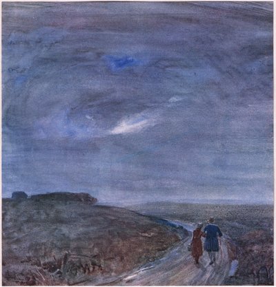 Vuelo, c.1920 (litografía en color) de Frank Reynolds