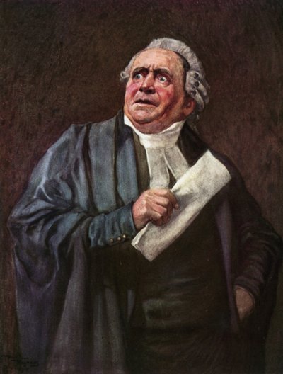 Sr. Sargento Buzfuz (litografía en color) de Frank Reynolds
