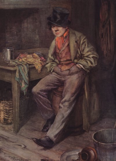 The Artful Dodger (litografía en color) de Frank Reynolds