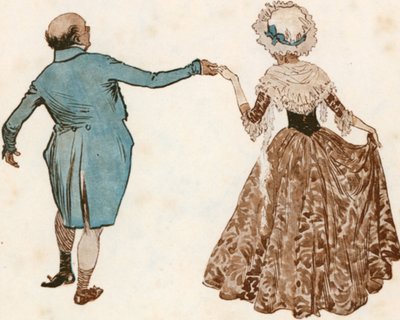 The Pickwick Papers (litografía en color) de Frank Reynolds