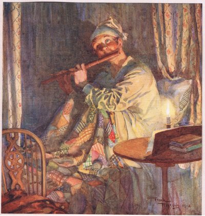 El aire era "Fuera melancolía", c.1920 (litografía en color). de Frank Reynolds
