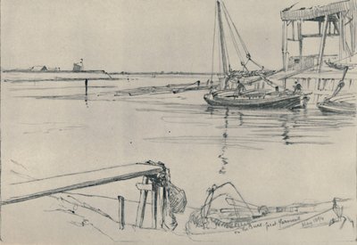 En el Bure, Great Yarmouth, 1894 de Frank Short