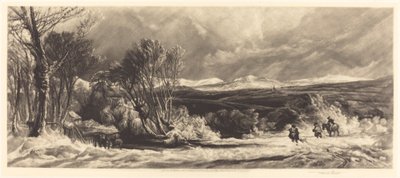 El ventisquero de Frank Short, after Peter De Wint