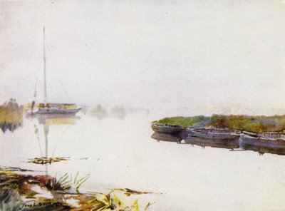Norfolk Broads: Un día de otoño de Frank Southgate