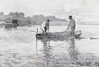 Norfolk Broads: Levantando las trampas de anguilas de Frank Southgate