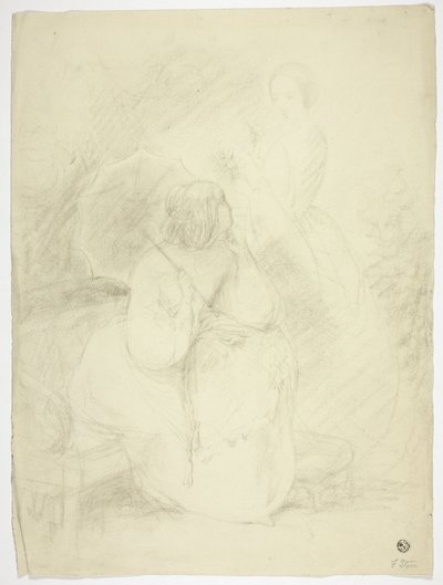 Dos mujeres en un parque de Frank Stone