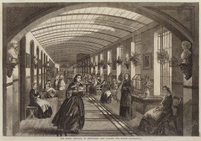 El Hospital Real de Bethlehem, la galería para mujeres de Frank Vizetelly