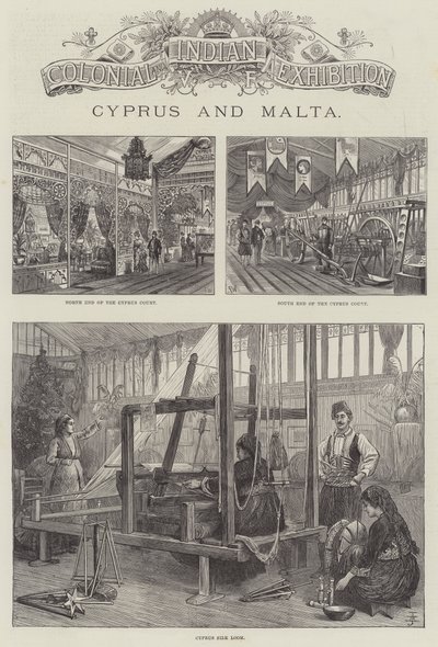 Exposición Colonial e India, Chipre y Malta de Frank Watkins