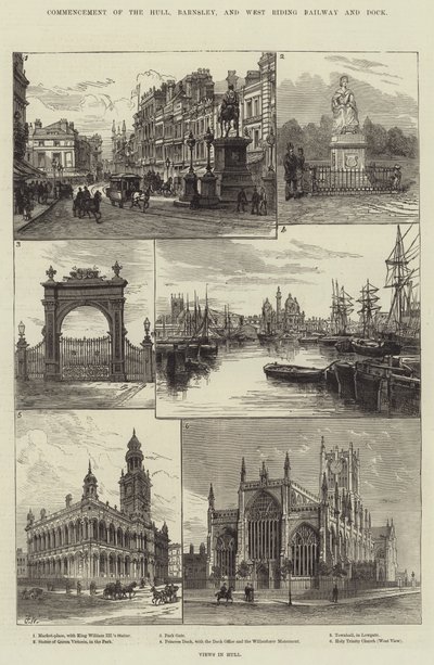 Inicio del Hull, Barnsley, y West Riding Railway and Dock de Frank Watkins