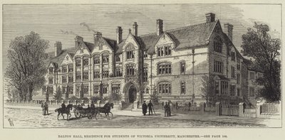 Dalton Hall, residencia para estudiantes de la Universidad de Victoria, Manchester de Frank Watkins