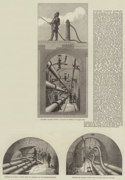 Subterráneos del Viaducto de Holborn de Frank Watkins