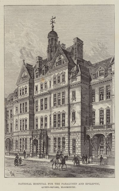 Hospital Nacional para Paralíticos y Epilépticos, Queen-Square, Bloomsbury de Frank Watkins