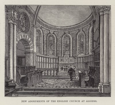Nuevos adornos de la iglesia inglesa en Argel de Frank Watkins