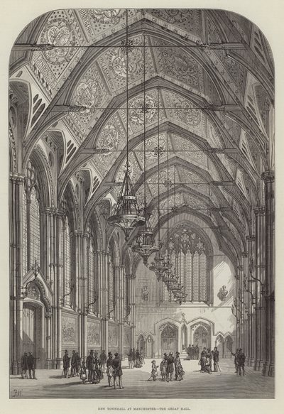 Nuevo Ayuntamiento en Manchester, el Gran Salón de Frank Watkins
