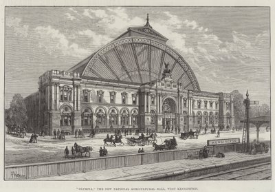 Olympia, el Nuevo Salón Nacional de Agricultura, West Kensington de Frank Watkins