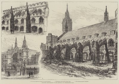 Propuesta de restauración del exterior de Westminster Hall de Frank Watkins