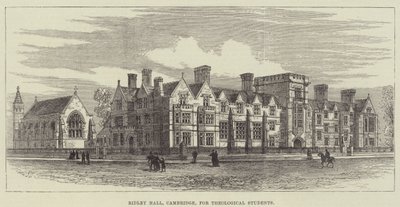 Ridley Hall, Cambridge, para estudiantes de teología de Frank Watkins