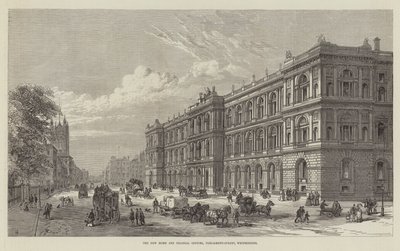 Las nuevas oficinas de Home y Colonial, Parliament-Street, Westminster de Frank Watkins