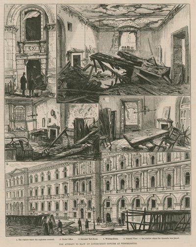El intento de volar las oficinas del gobierno en Westminster de Frank Watkins