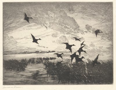 Después de la puesta del sol de Frank Weston Benson