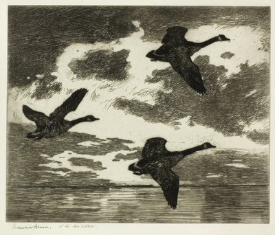 Mañana nublada de Frank Weston Benson