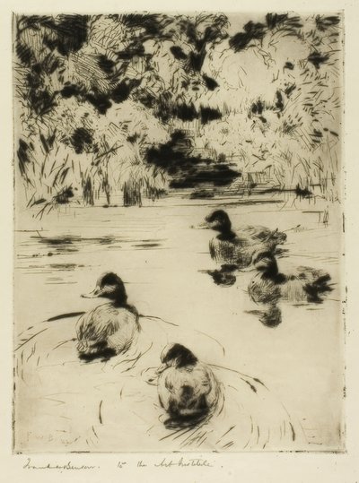 Pequeños pajarillos azules de Frank Weston Benson