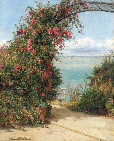 Un jardín junto al mar de Frank William Warwick Topham