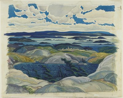 Bahía de las Islas, 1930 de Franklin Carmichael
