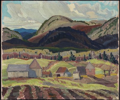 Edificios de la granja, La Cloche, 1932 de Franklin Carmichael