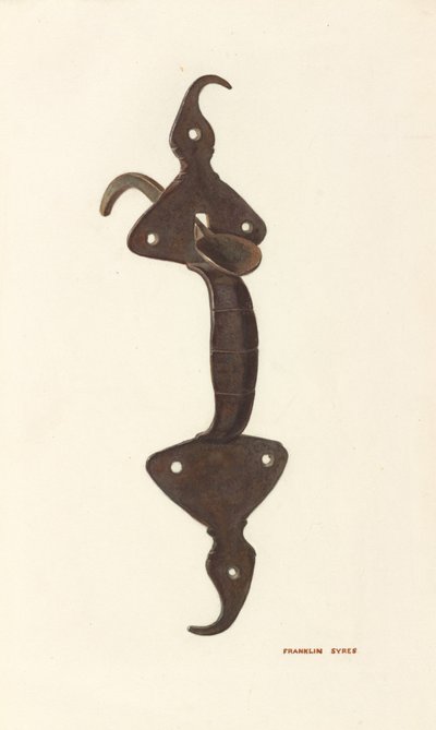 Pestillo de puerta de Franklyn Syres