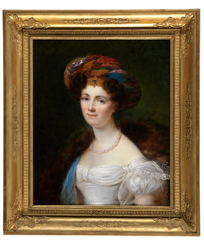 Retrato de Josephine Victoire Meslier-Duvey (óleo sobre lienzo) de François Joseph Kinsoen