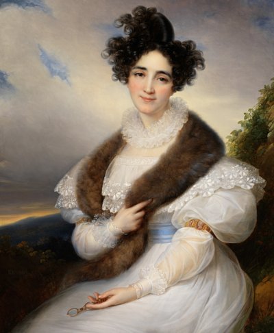 Retrato de Marie-Josephine Lafont-Porcher (óleo sobre lienzo) de François Joseph Kinsoen