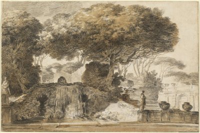 Parque de una Villa Italiana de François André Vincent