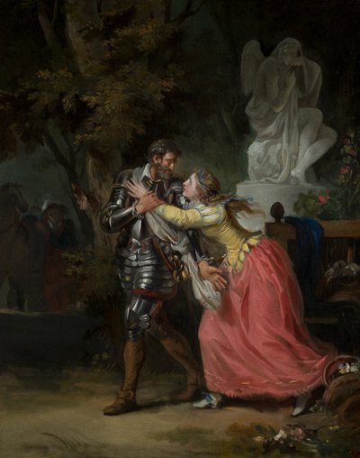 La despedida de Enrique IV y Gabrielle d