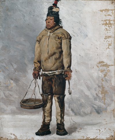 Un esquimal de François Auguste Biard