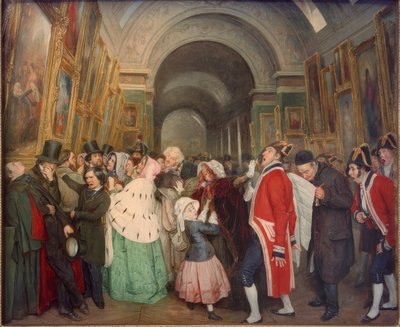 Cuatro horas, en el Salón. (Cierre del Salón anual de pintura) de François Auguste Biard