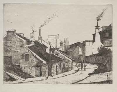 Calle de Campo en Alouette, 1861 de François Bonvin