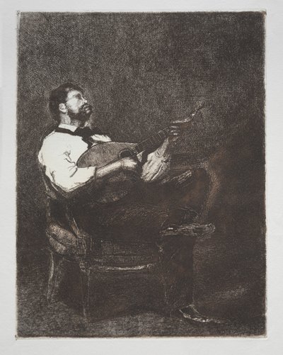 Guitar Player de François Bonvin