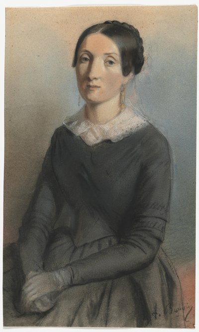 Retrato de mujer de François Bonvin