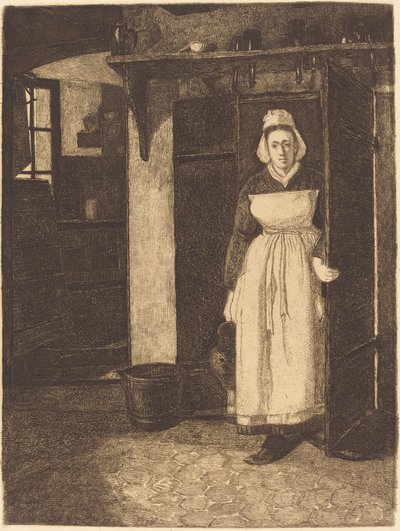 La puerta del sótano (La Sortie de Cave) de François Bonvin