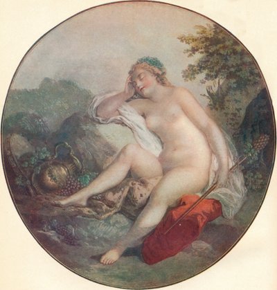 Una bacante, siglo XVIII de François Boucher